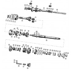 Internal Gearbox: 4 Speed - 100-4, 100-6 & 3000 (BN2, BN4, BN6, BN7, BT7, BJ7 & BJ8) (1955-68)