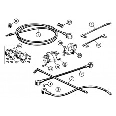 Battery Cables & Fittings - 100-4, 100-6 & 3000 (1953-68)