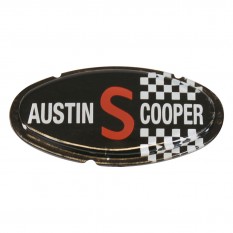 Badge, insert, bonnet badge, Austin Cooper S MkII