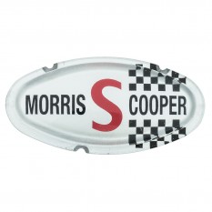 Badge, insert, bonnet badge, Morris Cooper S MkII