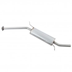 Silencer, exhaust, rear, stainless steel