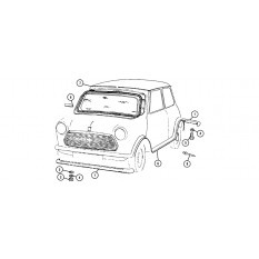 Bumpers, Mouldings & Fittings - Mini (1959-00)