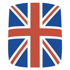 Decal, roof, Union Jack