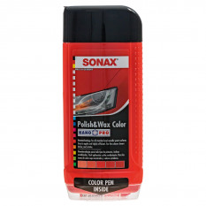 Sonax Colour Polish & Wax Red 500ml