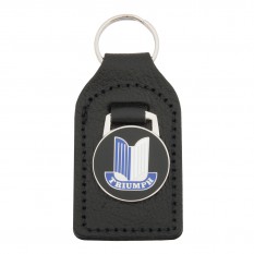 Key Fob, TR Shield, blue & white logo, black
