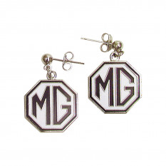 Earrings, MG Logo