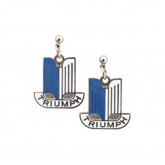 Earrings, Triumph Logo