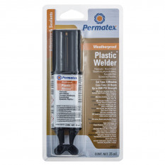 Permatex Dual Syringe, Plastic Weld Epoxy, 2x25ml
