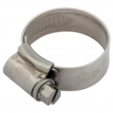 Clip, hose clamping, jubilee type, 22-30mm, stainless steel