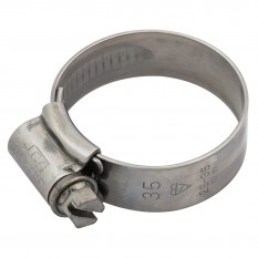 Clip, hose clamping, jubilee type, 25-35mm, stainless steel