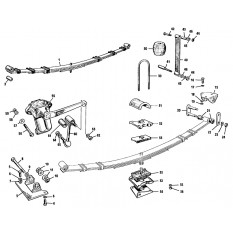 Rear Suspension: Semi-Elliptic - Sprite III & Midget II (1964-67)