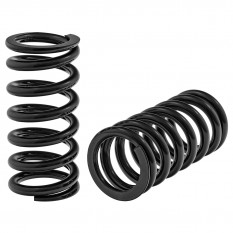 Road Spring Set, front, fast road/sprint uprated 550bs, lowered, silicon chrome, pair
