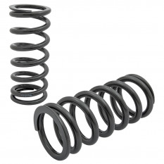 Road Spring Set, front, uprated, road/rally 390lbs, silicon chrome, pair