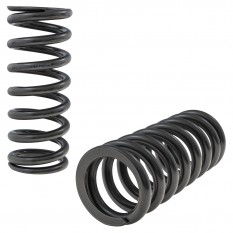 Road Spring Set, rear, fast road uprated 420lbs, silicon chrome, pair