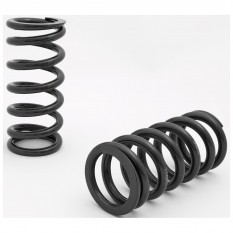 Road Spring Set, rear, uprated 550lbs, silicon chrome, pair