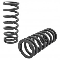 Road Spring Set, rear, fast road uprated 420lbs, lowered, silicon chrome, pair