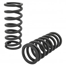 Road Spring Set, front, fast road uprated 330lbs, lowered, silicon chrome, pair
