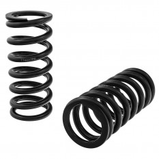 Road Spring Set, front, race uprated 480lbs, lowered, silicon chrome, pair