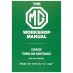 Workshop Manual, MG M-TF
