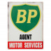 Sign, BP British Petroleum Vintage Metal Garage Sign