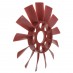 Fan, cooling, 13 blade, plastic, red