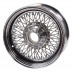 Wire Wheel, 72 spoke, 15x6inch, curly hub, Dayton