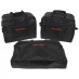 Luggage Bag Set, roadster, red/black