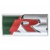 Badge, 'R', wing, front, RH, Genuine Jaguar