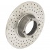 Brake Disc, cross drilled, for wire wheels