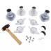 Centre Lock Conversion Kit, wire wheel, 2 eared spinners