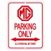 Parking Sign, MG Octagon