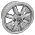 Wheel, Minator, 8 spoke, aluminium, silver, bolt-on, 14" x 6"
