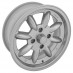 Wheel, Minator, 8 spoke, aluminium, silver, bolt-on, 15" x 6"