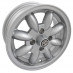 Wheel, Minator, 8 spoke, aluminium, silver, bolt-on, 13" x 5.5"