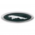 Badge, wing, front, left, motif, Genuine Jaguar