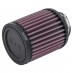Air Filter, K&N, cone type, clamp on, 2" x 4"