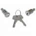 Lock Barrel & Key, set, 2 locks