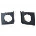 Speaker Pods, vinyl, 6.5" holes, black, pair