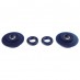 Bush Set, differential mounting/void fillers, rear, polyurethane