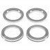 Wheel Hubcentric Rings, JR, set of 4, aluminium