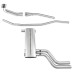 Exhaust System, Super Sports cross box, stainless steel