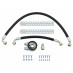 Oil Cooler Installation Kit, non-thermostatic, rubber