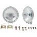 Lamp Set, spot, 5.5" Wipac, chrome, base mounting, pair