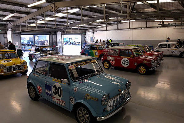 Silverstone ciruit garages