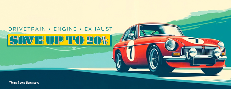 Sale, up to 20% off Drivetrain, Engine & Exhaust components!*